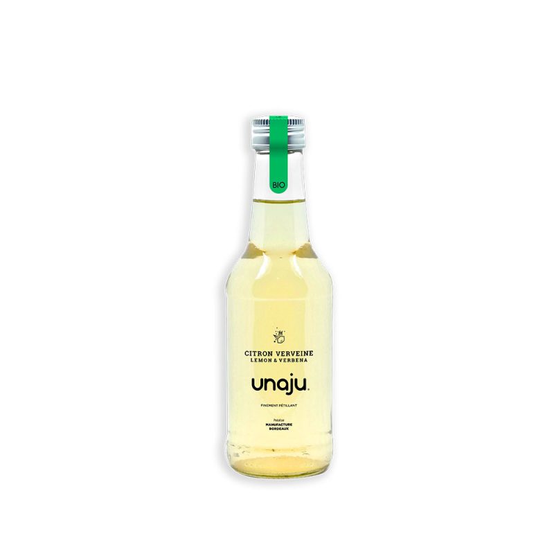Épicerie Bien & Bon, Unaju, jus pétillant naturel citron verveine